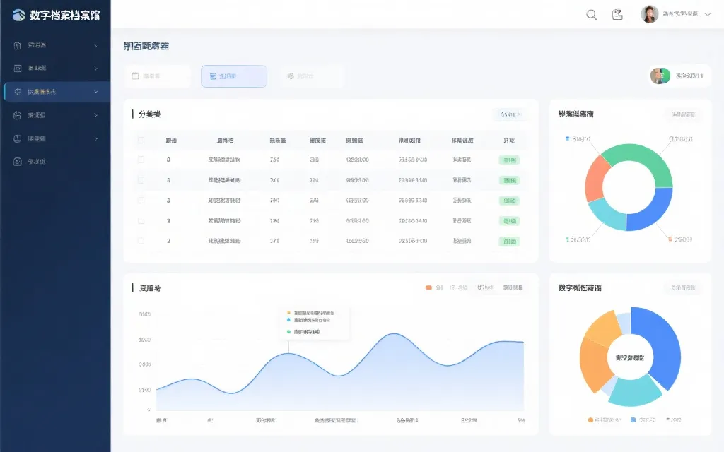 历史资料归档界面示意